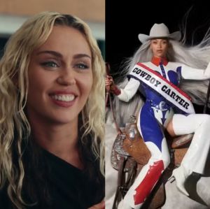 Beyoncé lança música com Miley Cyrus e <i>web</i> reage: <i>Nunca imaginaria</i>
