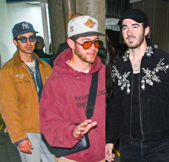 Eles chegaram! Jonas Brothers desembarcam em São Paulo
