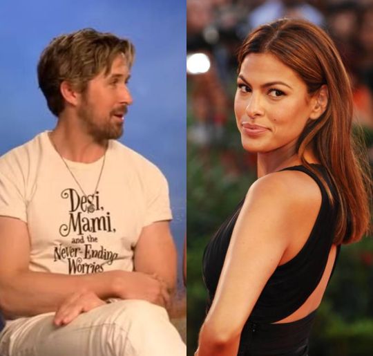 Ryan Gosling usa camiseta em homenagem a Eva Mendes. Saiba mais sobre o relacionamento discreto do casal