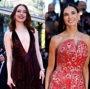Emma Stone e Demi Moore chamam atenção no quarto dia do <i>Festival Cannes 2024</i>. Confira os <i>looks</i> dos famosos no evento!
