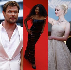 Elenco de <i>Furiosa: Uma Saga Mad Max</i> marca presença no segundo dia do <i>Festival de Cannes</i>; confira os <i>looks</i> dos famosos no evento