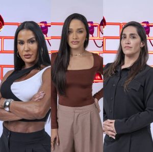 Gracyanne Barbosa, Eva e Daniele Hypólito estão no paredão do <I>BBB25</I>