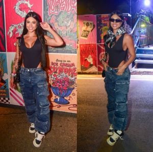 Rayane Figliuzzi, namorada de Belo, marca presença no <i>Lollapalooza 2025</i> sozinha