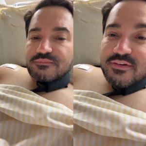 Fernando Zor passa por cirurgia no ombro e tranquiliza seguidores: <i>-  Está tudo certo</i>