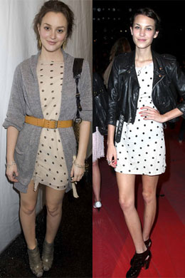 Igual: Meester e Alexa Chung usam mesmo modelo
