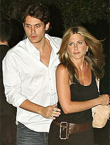 Será?: Aniston e John Mayer juntos novamente