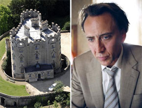 Impostos: Nicolas Cage vende castelo