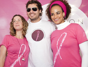 Prevenção: Thiago Lacerda e Vanessa em evento