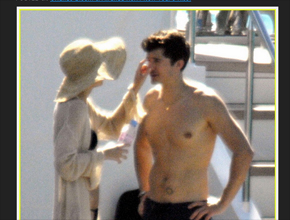 Amor: Miranda Kerr e Orlando Bloom em St. Barts