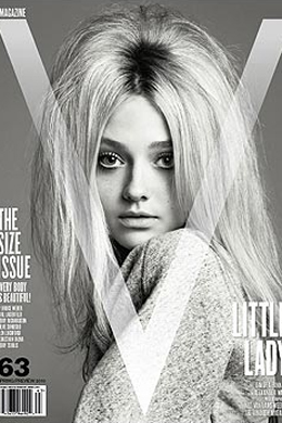 <i>V</i>: Dakota Fanning usa <i>look vintage</i>
