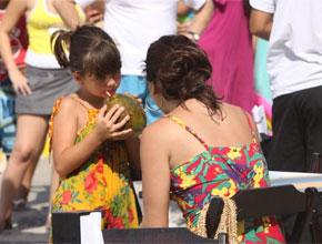 <i>Viver</i>: Giovanna Antonelli sofre com calor em gravação