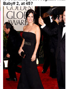 Cegonha: Courteney Cox grávida de novo?