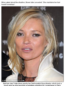 Cabelos: Kate Moss já está grisalha?
