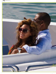 <i>Crazy in Love</i>: Beyoncé e Jay-Z andam de iate