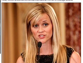 <i>USA</i>: Witherspoon brinca com primeira-dama