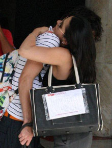 Em família: Fiuk e Cleo Pires se encontram