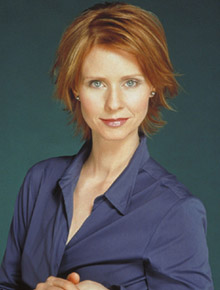 <i>SATC</i>: Cynthia Nixon proibida de comer no <i>set</i>