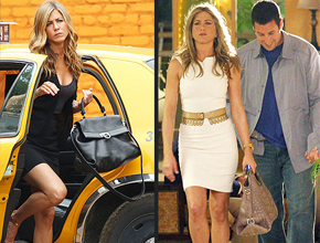 <i>Ferragamo</i>: Aniston usa bolsas da marca em filmes
