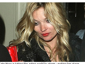 Shakespeare: Kate Moss vai subir aos palcos