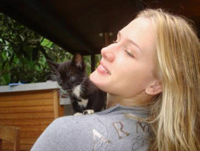 Chantal: Fiorella Mattheis apresenta sua gatinha