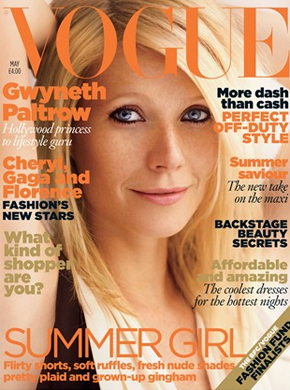 <i>Vogue</i>: Gwyneth Paltrow é a capa de maio
