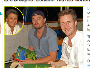Equador: DiCaprio e Norton defendem Amazônia