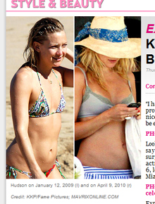 Será?: Kate Hudson teria colocado silicone