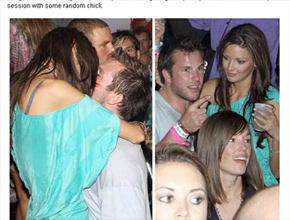 Balada: Ex-namorado de Paris Hilton aos beijos