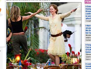 <i>BFF</i>: Jen Aniston e Nicole Kidman ensaiam cena
