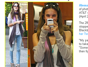 Foto: Alessandra Ambrósio clica <i>paparazzi</i>