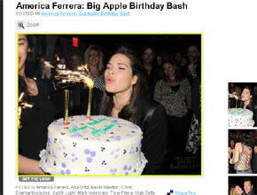 <i>Betty</i>: America Ferrera comemora 26 anos