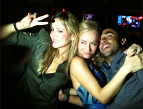 Amigas: Claudia Leitte e Angélica em festa