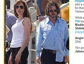 <i>The Tourist</i>: Jolie e Depp gravam cena em Veneza