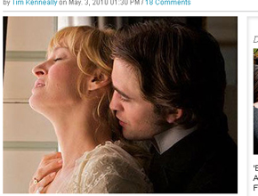 <i>Bel Ami</i>: Veja <i>still</i> com Rob Pattinson e Uma Thurman