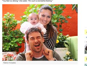 Olá!: Conheça a filha de Adriana Lima!