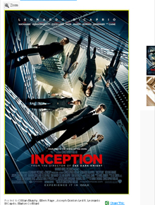 <i>Inception</i>: Novo pôster com DiCaprio e Cotillard
