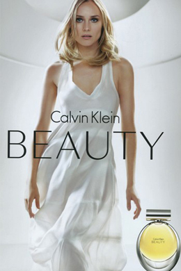 <i>Beauty</i>: Diane Kruger usa branco em <i>ad</i>