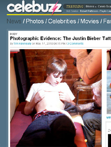 De verdade: Justin Bieber tem mesmo uma <i>tattoo</i>