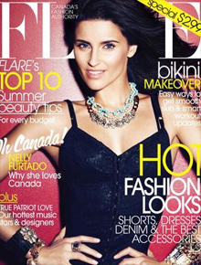 <i>Flare</i>: Nelly Furtado está na capa da publicação