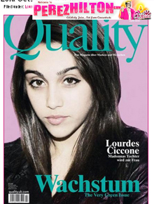 Primeira capa: Lourdes Maria estampa revista europeia