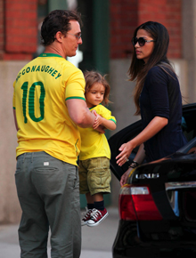 Copa: Família McConaughey torce pelo Brasil
