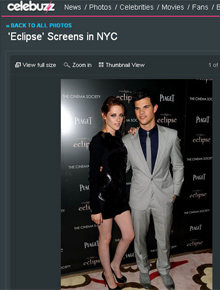<I>Eclipse</i>: Kristen e Taylor continuam divulgação