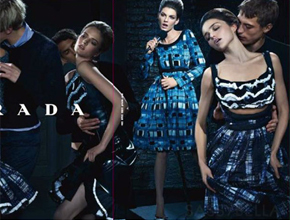 <i>Prada</i>: Miranda Kerr posa para campanha