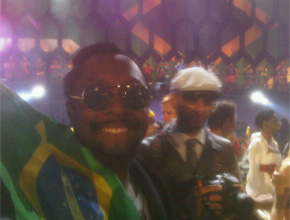 Futebol: Will.I.Am e Fontana comentam derrota