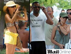 Turistas: Eva Longoria e marido passeiam pela Croácia