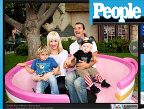 Disneylândia: Gwen Stefani vai com marido e filhos