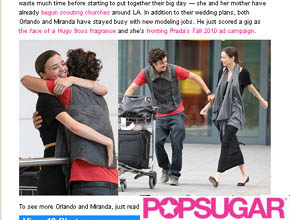 Romance: Orlando Bloom busca noiva no aeroporto