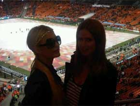 Final da Copa: Paris Hilton no <i>Soccer City</i>