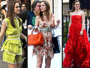 <i>Gossip</i>: Leighton Meester veste <i>Oscar de la Renta</i>