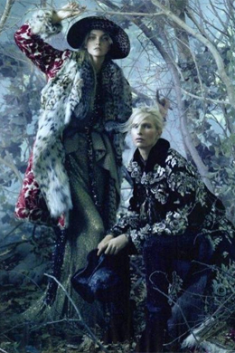 Frio!: Carol Trentini posa para a <i>Vogue</i>